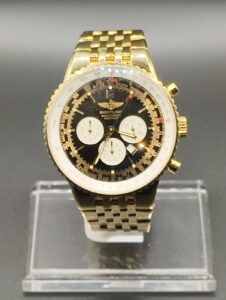 Rolex Breitling Solid Gold Men Watch