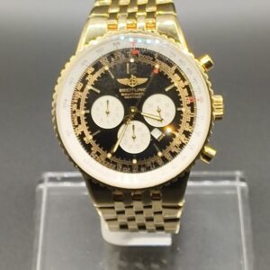 Rolex Breitling Solid Gold Men Watch